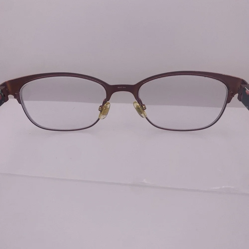 Kate Spade Eyeglasses Women FRAME ONLY Diandra 49-17-140 Burgundy Havana 752